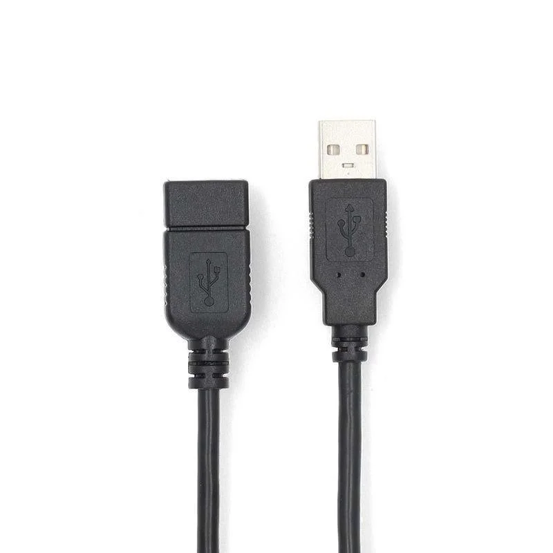 Kabelis Emos USB 2.0 A M - USB 2.0 A F 3m melna Kabelis Emos USB 2.0 A M - USB 2.0 A F 3m melna