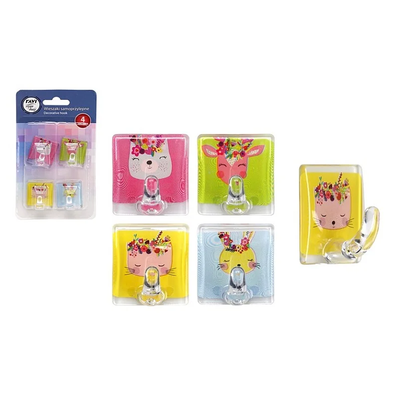 SELF-ADHESIVE HANGERS 4PCS