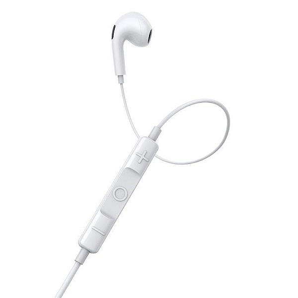 HEADPHONES 3.5MM BASEUS ENCOK H17 WHITE