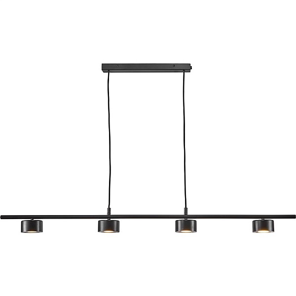 PENDANT LED LIGHT LUCA 4X4W BLACK