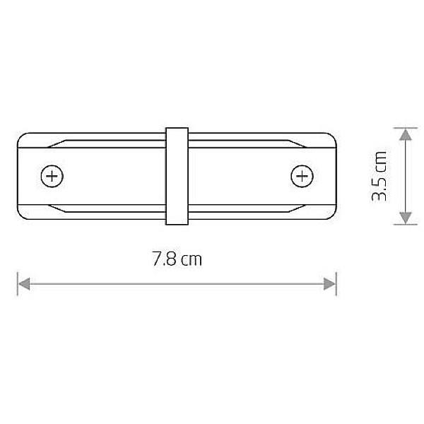 PROFILE STRAIGHT CONNECTOR 9454