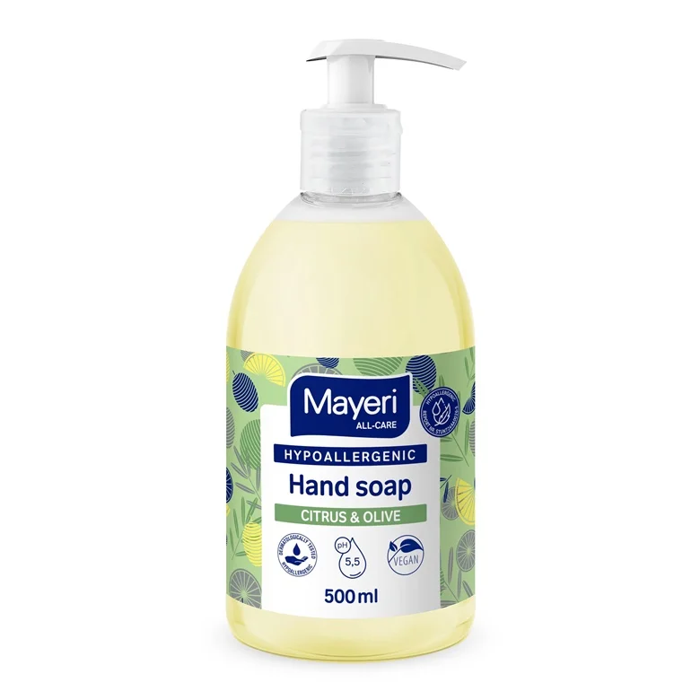 HAND SOAP HYPOALLE CITR/OLIV MAYERI 0.5L