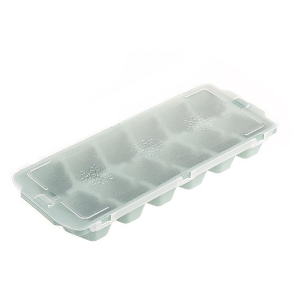 ICE CUBE CONTAINER WITH LID.NORDIC GREEN