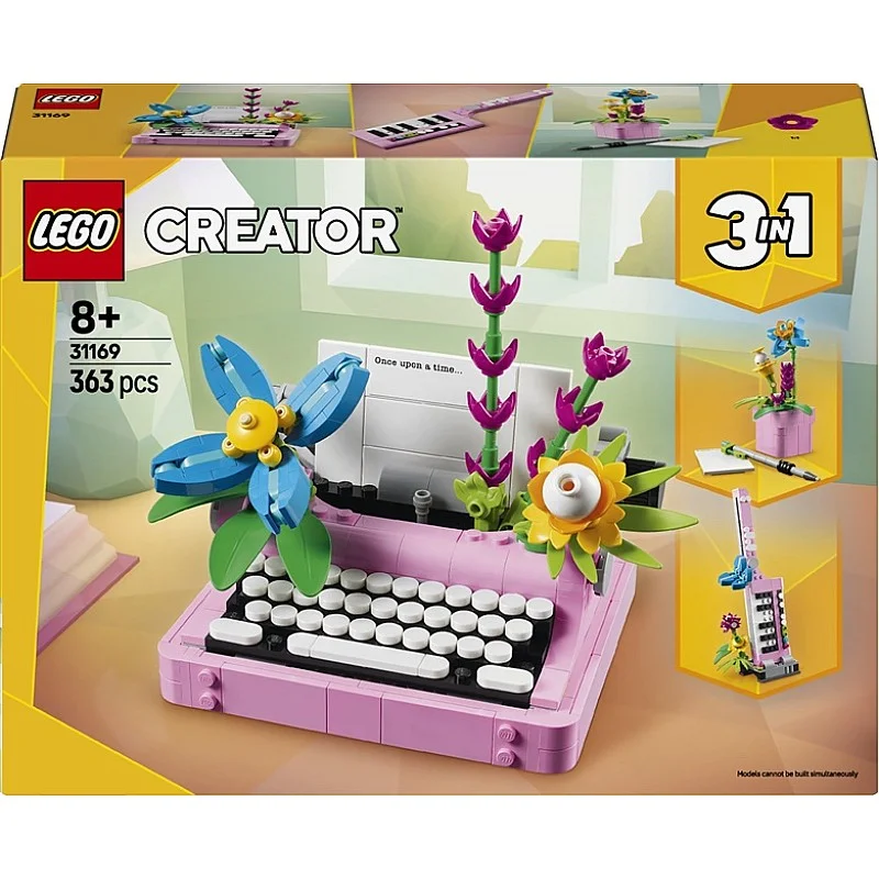 LEGO® Creator Typewriter with Flowers 31169. 363 vnt.