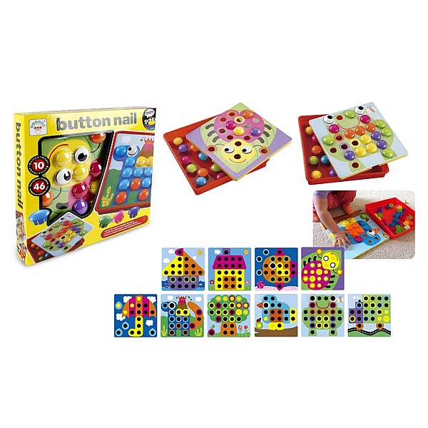 BUTTON PUZZLE GAME 30.5X5X30.5