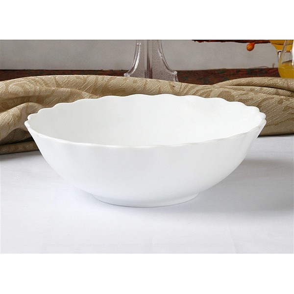 BOWL SOUP 15.1CM WAVES WHITE