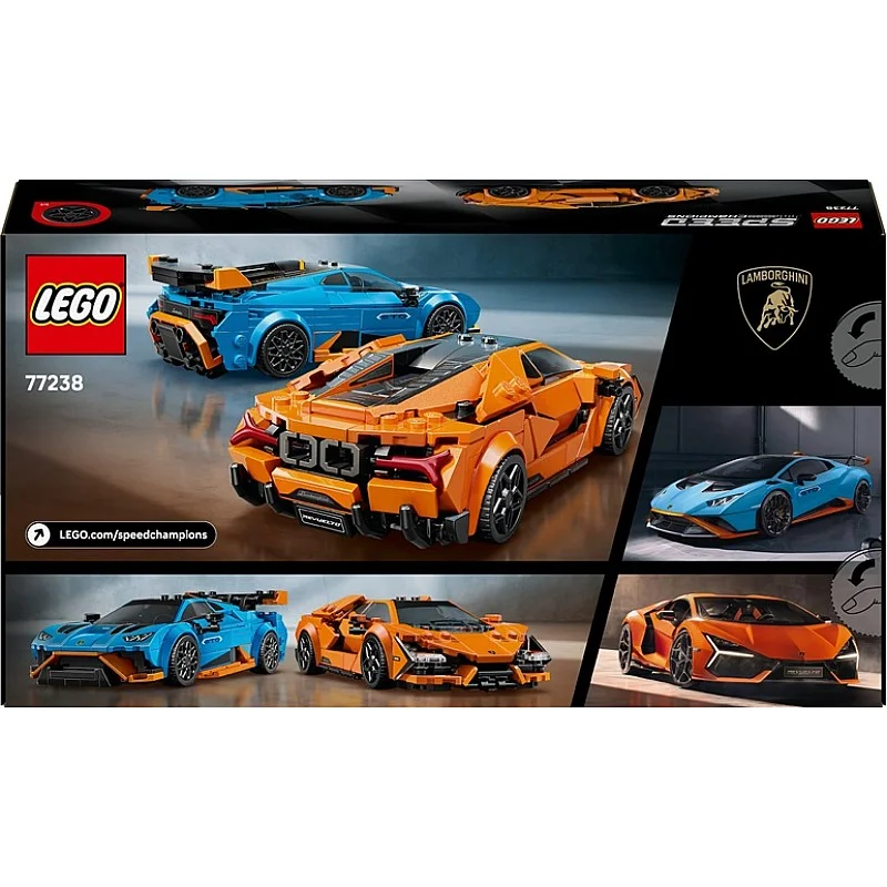 Konstruktorius LEGO® Lamborghini Revuelto & Huracán 77238 Konstruktorius LEGO® Lamborghini Revuelto & Huracán 77238