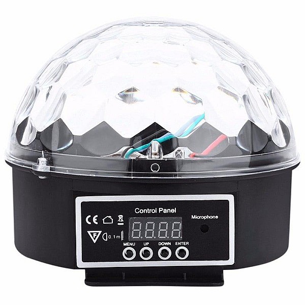 LUMINAIRE DISCO 9W RGB SOUND IP20 DMXRC