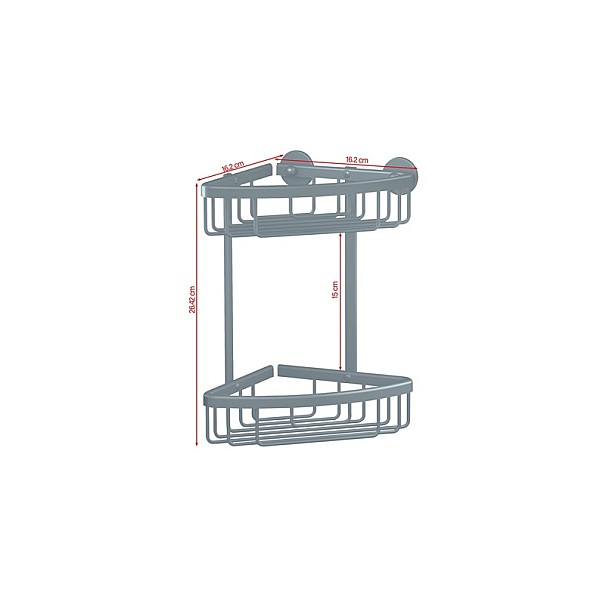 SHOWER CORNER BASKET TESA ALUXX40507