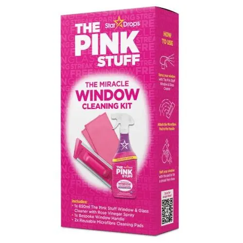 WINDOW CLEANING KIT THE PINK STUFF 850ML