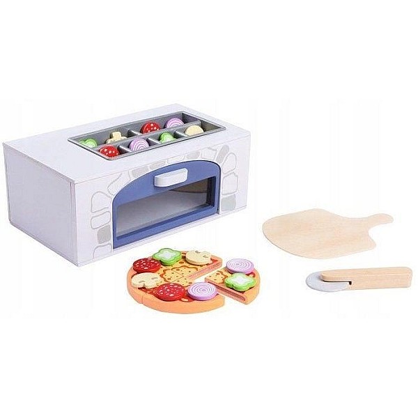 TOY WOODEN PIZZA KIT 4333