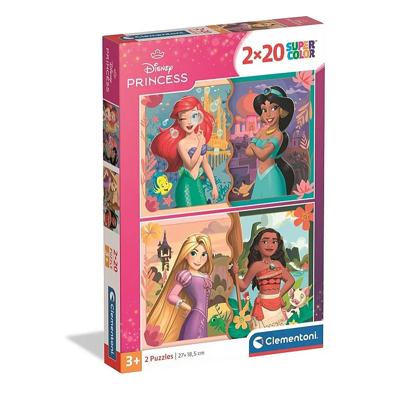 TOY PUZZLE 2X20 DISNEY PRINCESS 24092