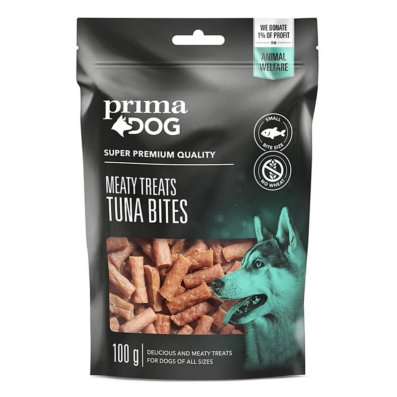 DOG TREAT TUNA BITES 100 G