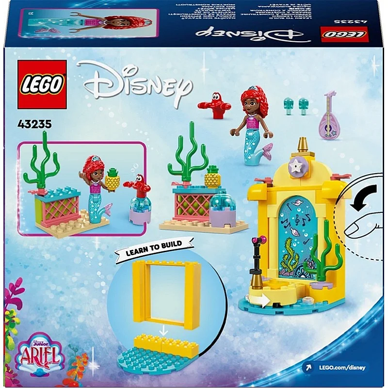 Konstrukt LEGO Disney Princess Arielės muzikinė scena 43235 Konstrukt LEGO Disney Princess Arielės muzikinė scena 43235