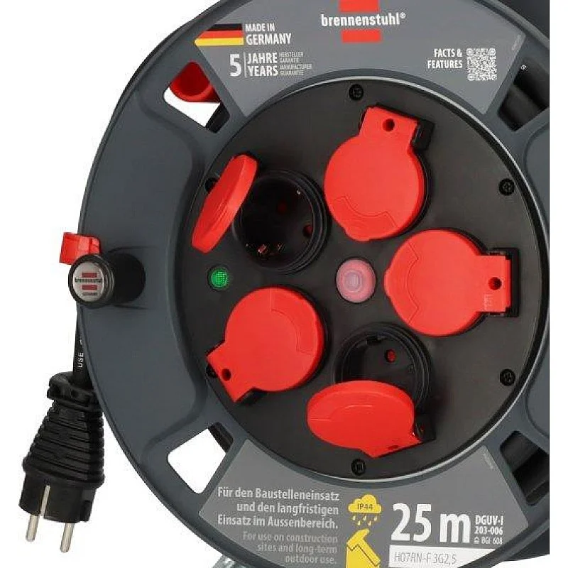 REEL 9232250100 IP44 25M 3X2.5 RN