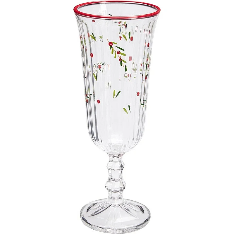 Šampano taurė kalėdinė. stiklas. 0.120 l