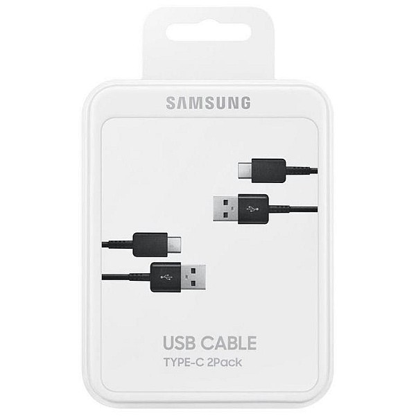 Laidas SAMSUNG USB Type A M. USB Type C M. juodas