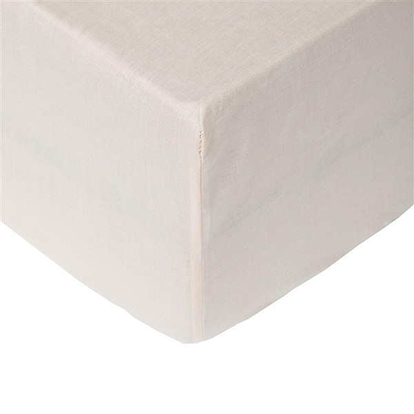 FITTED SHEET POLYCOTTON 90X200+25 BEIGE