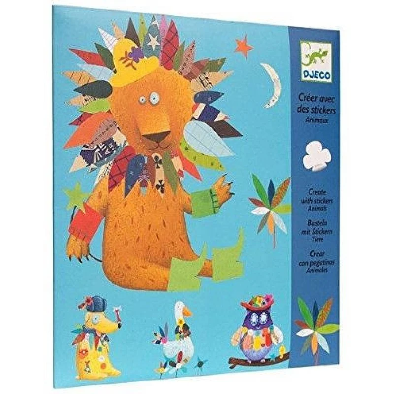 Dekoravimo rinkinys Djeco DJ08932. įvairių spalvų