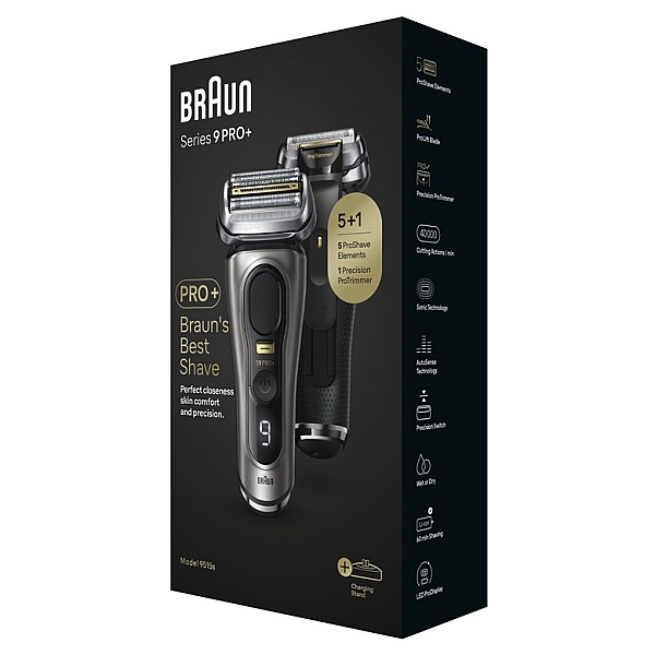 Barzdaskutė Braun Series 9 Pro + 9515S. juoda