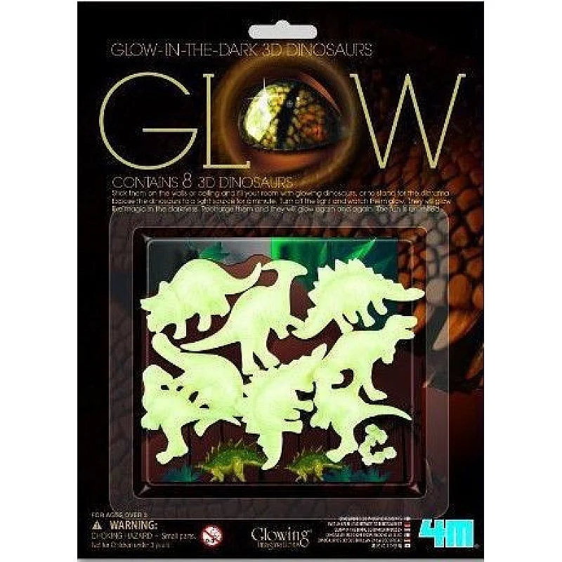 Dekoravimo rinkinys 4M Glow Dinosaur 00-05426