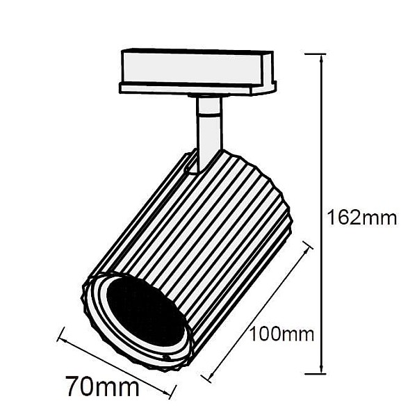 Šviestuvas lubų Light Prestige Tokio Set 1F. 4X40 W. GU10