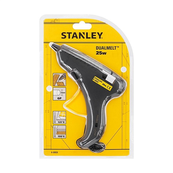 Līmes pistole Stanley 6-GR25 6-GR25. 25 W. 12 mm