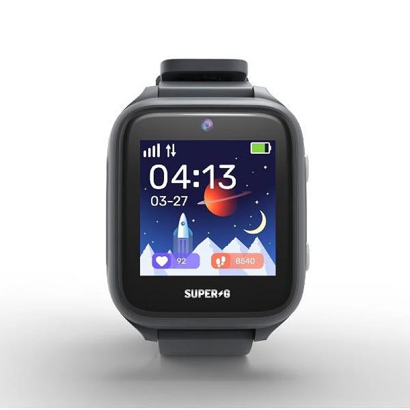 Viedais pulkstenis Gudrutis Super-G Active Pro. pelēka Viedais pulkstenis Gudrutis Super-G Active Pro. pelēka