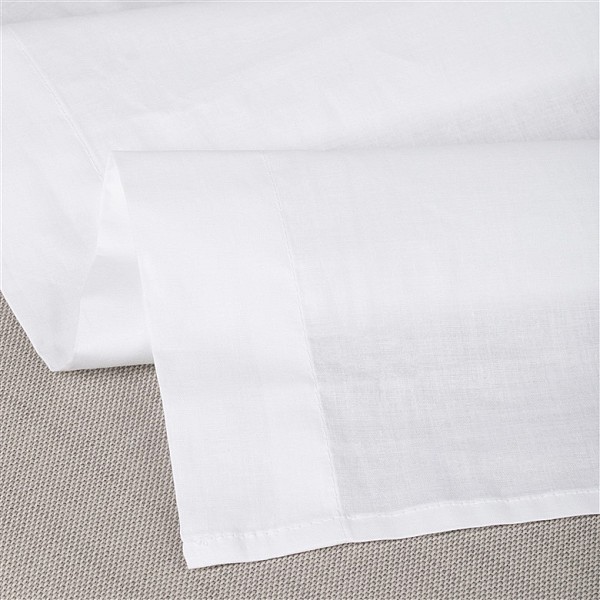 FLAT SHEET COTTON 200X220 CM WHITE