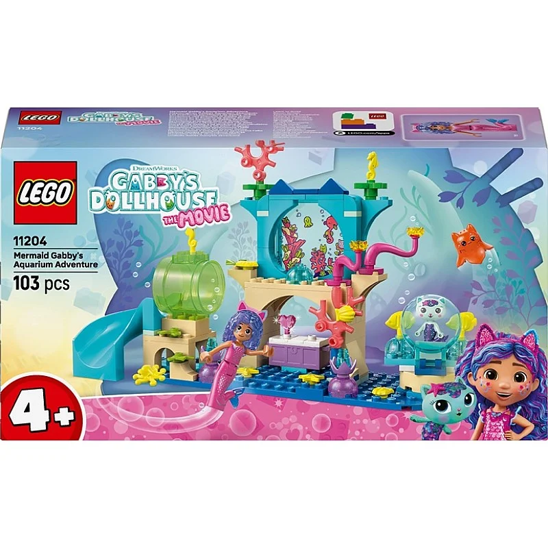 LEGO® Gabby's Dollhouse Mermaid Gabby's Aquarium Adventure
