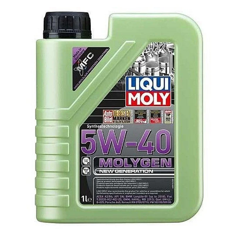 Motoreļļa Liqui Moly 5W - 40. sintētiskais. 1 l Motoreļļa Liqui Moly 5W - 40. sintētiskais. 1 l
