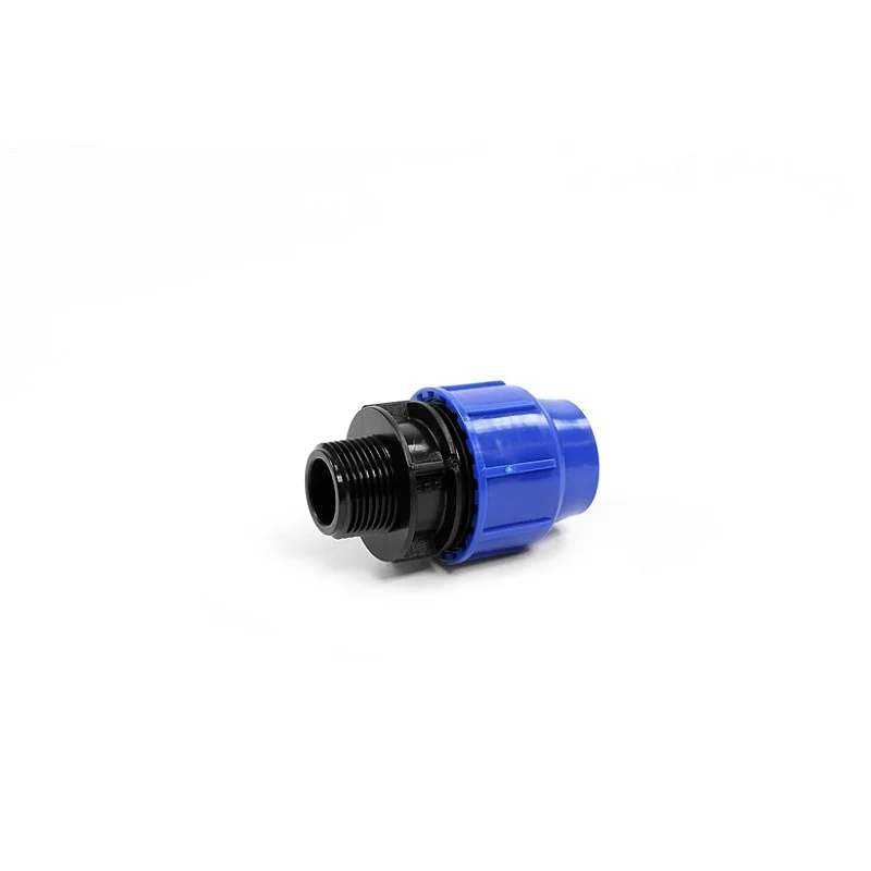 MALE ADAPTOR Ø32X11/4 PERLA BLUE