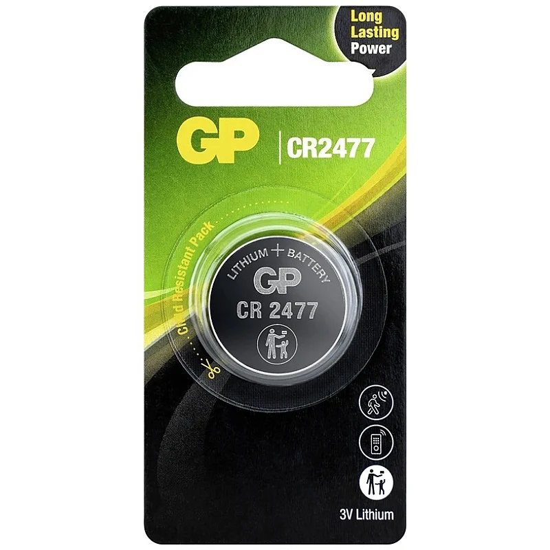 Elementas GP LITHIUM CR2477. 3V