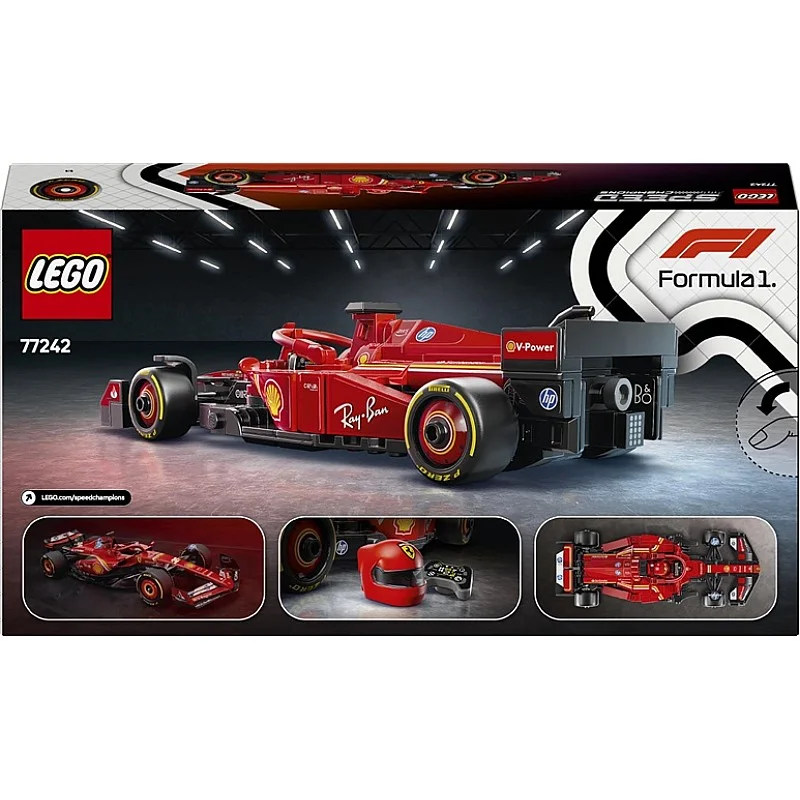 LEGO® Ferrari SF-24 F1® Race Car 77242. 275 vnt. LEGO® Ferrari SF-24 F1® Race Car 77242. 275 vnt.