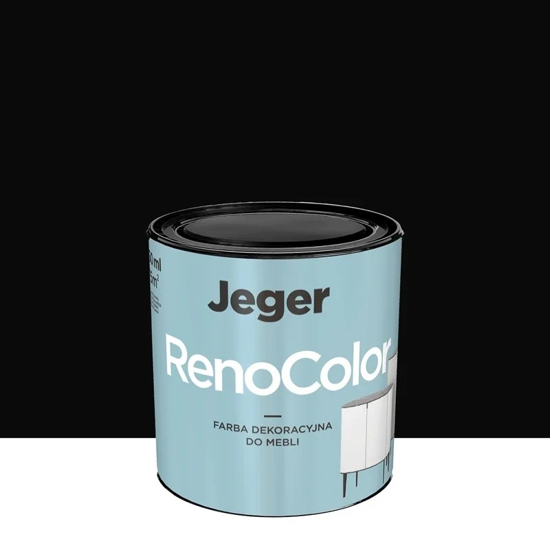 PAINT FURNITURE RENOCOLOR BLACK 0.45L