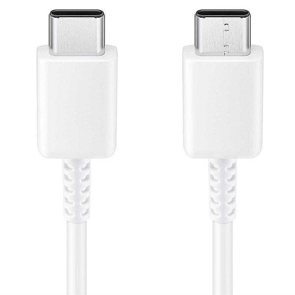 C TO C CABLE MAX. 3A. USB 2.0 WHITE