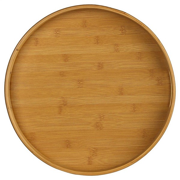 TRAY ROUND BAMBOO 40CM