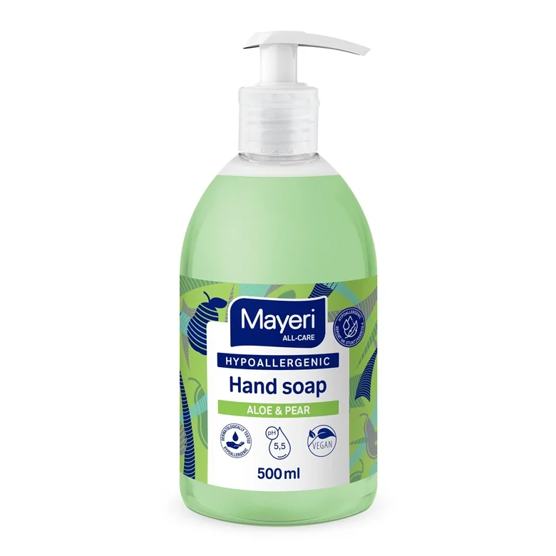 HAND SOAP HYPOALL ALOE/PEAR MAYERI 0.5L