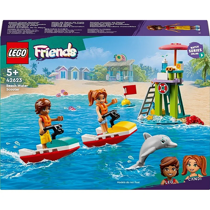 Konstrukt LEGO® Friends Paplūdimio vandens motociklas 42623