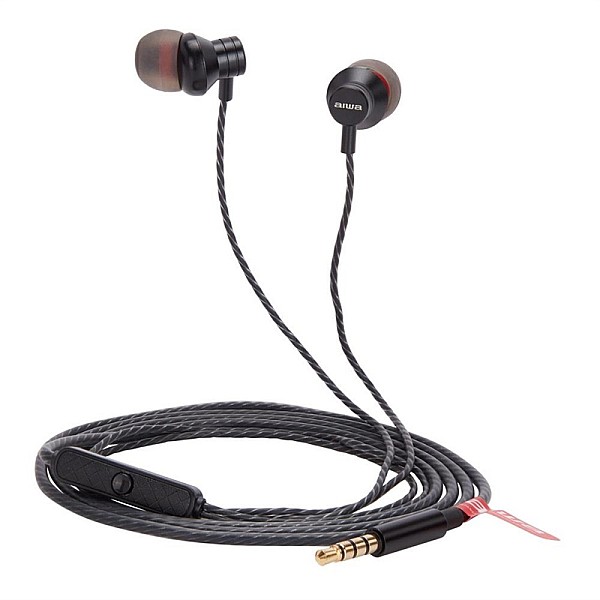 HEADPHONES 3.5MM ESTM-50BK AIWA BLACK