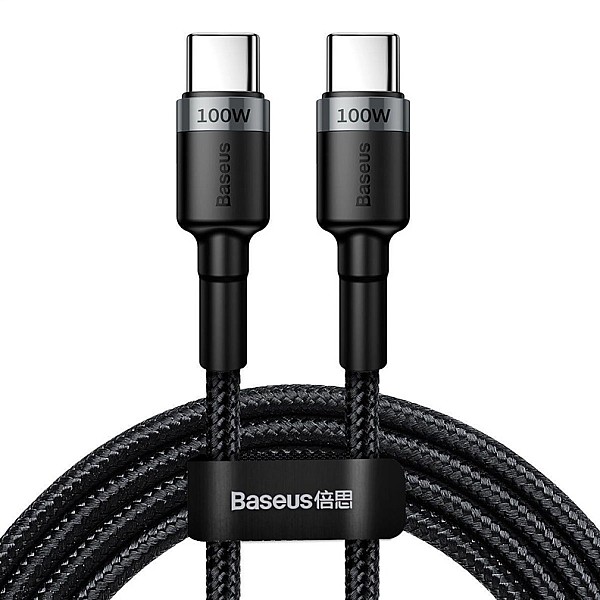 Laidas BASEUS USB Type C M. USB Type C M. 2m. juodas