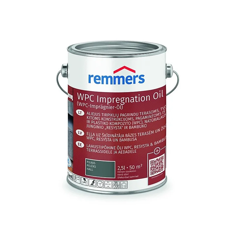 TERRACE OIL WPC PFLEGE GRAY 2.5L