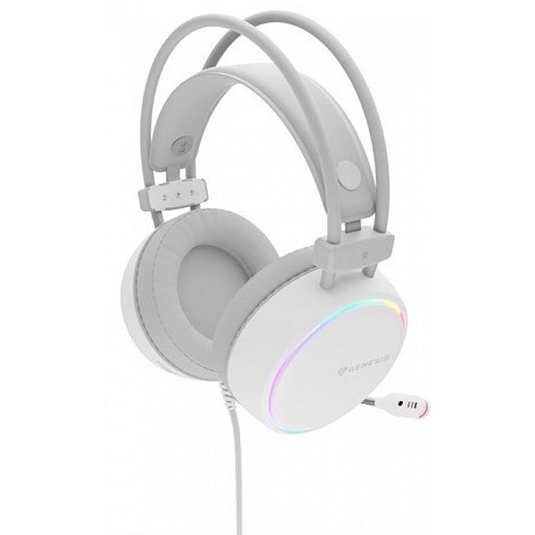 HEADSET GENESIS NEON 613 GAMING WHITE