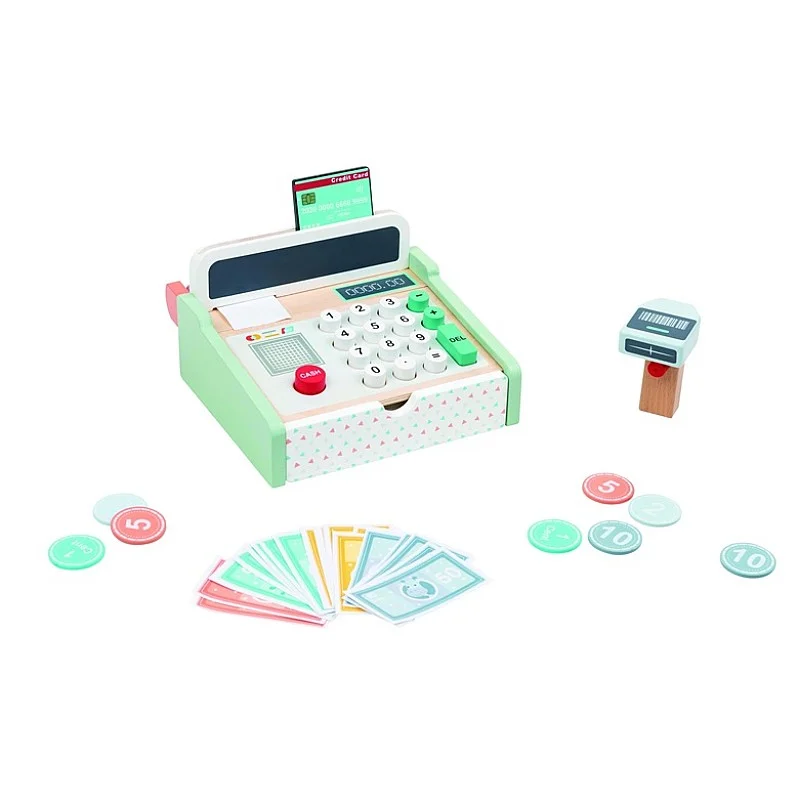 WOODEN GAME CASH REGISTER