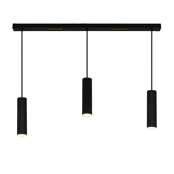 PENDANT LIGHT ICEL 3XGU10 MATT BLACK