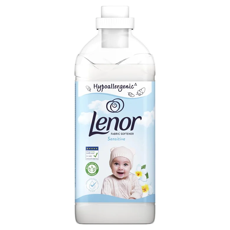 Veļas mīkstinātājs Lenor sensitive. šķidrums. 1.6 l