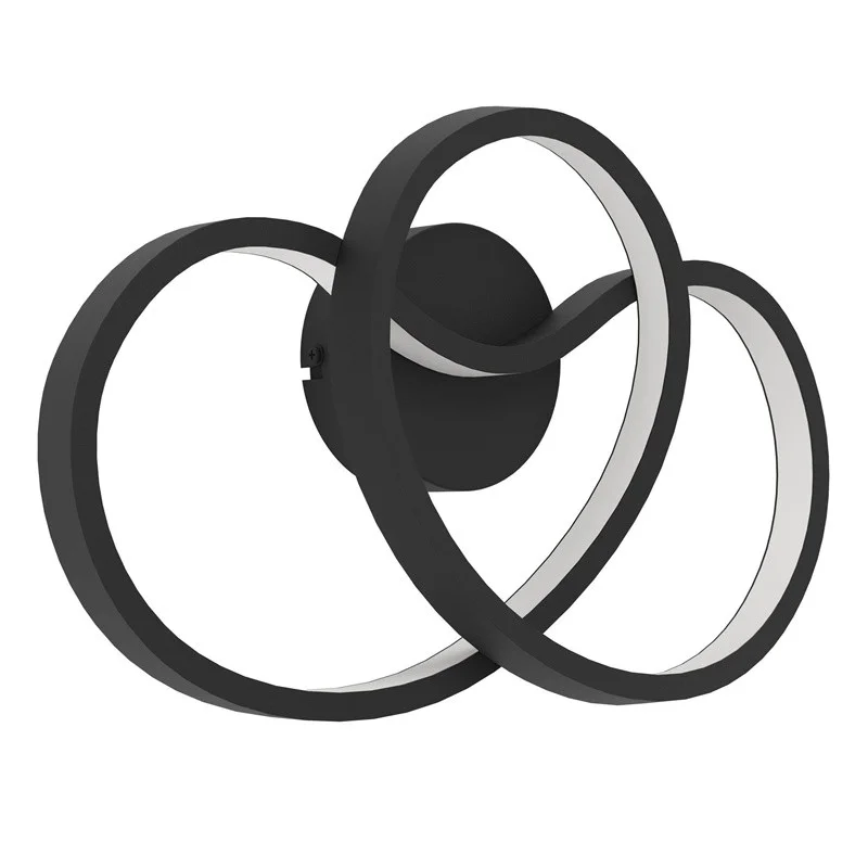 WALL LED LIGHT GIANELLA 900949 BLACK