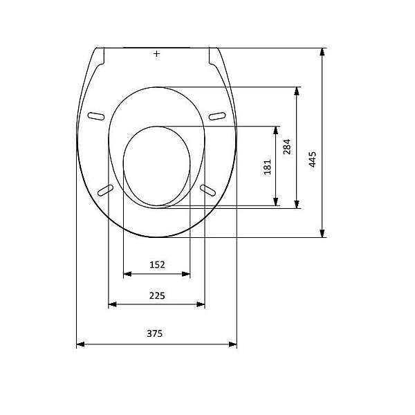 Unitazo dangtis Saniplast NEW EVEREST. balta