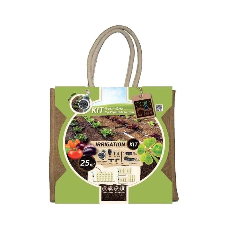 DRIP LINE KIT 25MQ+ELEC TAP TIME ZERO PR