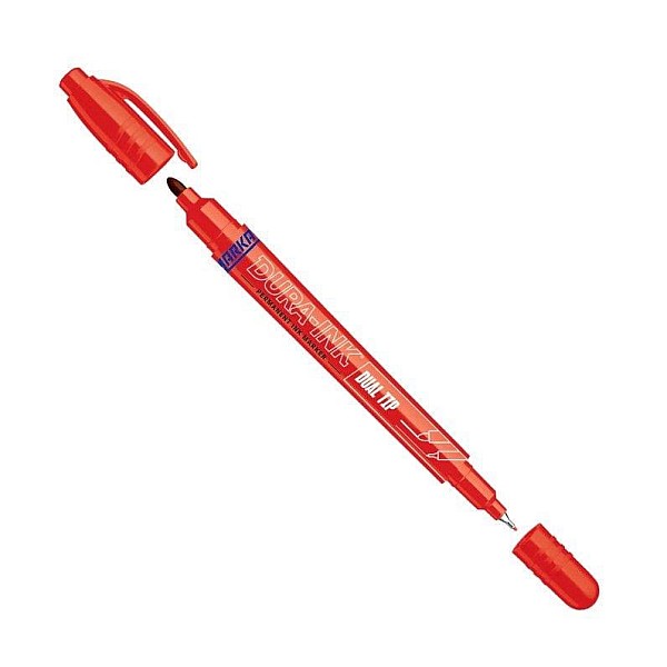 INK MARKER MARKAL DUAL TIP RED